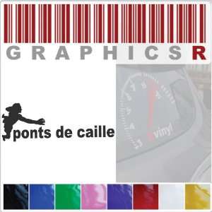  Sticker Decal Graphic   Wall Rock Climber Ponts De Caille 