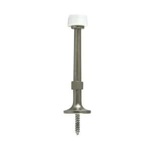  Satin Nickel 3 Rigid Door Stop with Lag Screw Lot of 10 