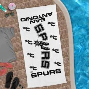 San Antonio Spurs Official NBA Playoff Bench Towel Sports 
