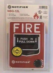New Notifier NBG 12L Fire Pull Station Dual Action  