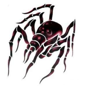 com  Poisonous Spider Black Widow Limited Edition Tattoo 