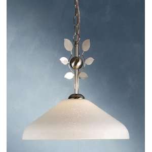  Silver Leaf One Light Pendant Ceiling Fixture: Home 