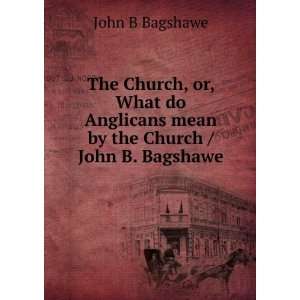   mean by the Church / John B. Bagshawe John B Bagshawe Books