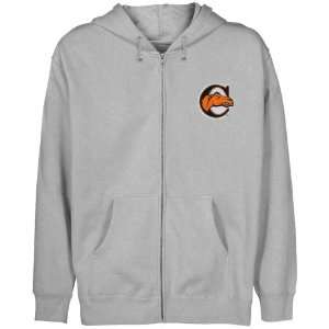  Campbell Fighting Camels Youth Ash Logo Applique Full Zip 