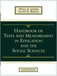 Handbook Of Tests And Measurement In Education And The Social Sciences 