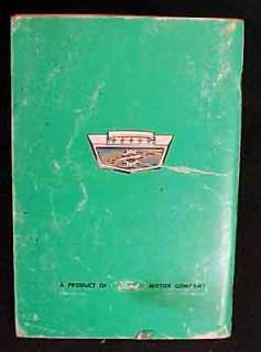 Ford Truck Operators Manual Series 100 through 350 & P Series 1963 