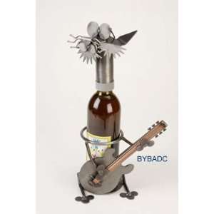  Cool Cat Electric Guitar Wine Caddy: Kitchen & Dining