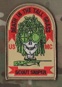   WHACKER USMC FORCE RECON SCOUT SNIPER TALL GRASS DEATH FROM FAR AWAY