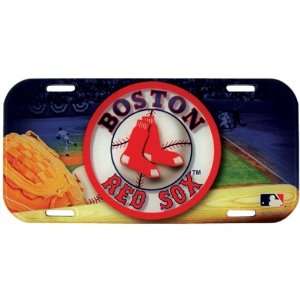  Boston Red Sox   Field High Def License Plate: Automotive