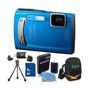 Freezeproof Digital Camera (Blue) with 2.7 LCD, 3.6x Zoom Lens, 720p 