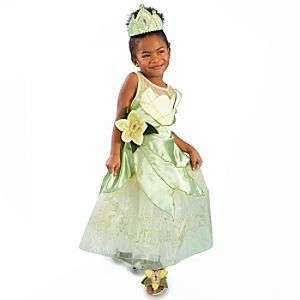 Disney Store Princess TIANA Costume Dress XXS 2/3 NEW  