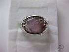 Amethyst Stone 18KT White Gold Plated Ring Size 5  