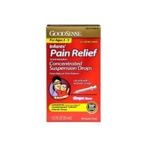  Infants Pain Relief Concentrated Drops, 0.5 fl oz Grape 