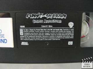 Animaniacs   Pinky & the Brain Cosmic Attractions VHS 085391554639 