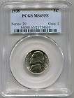 1938 Jefferson Nickel   PCGS MS65 FS   FULL STEPS   Rea