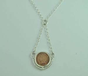 1901 INDIAN HEAD PENNY US COIN NECKLACE  