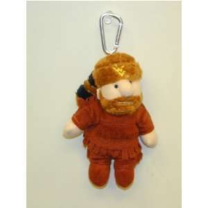 West Virginia Mountaineers Team Mascot Plush Key Chain/Backpack Clip 