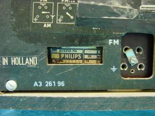 Phillips BSC94A/04 All Band Radio 1950s Tube Stereo Bi Ampli Holland 