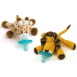  Wubbanub Infant Pacifier ~ Giraffe & Lion: Baby