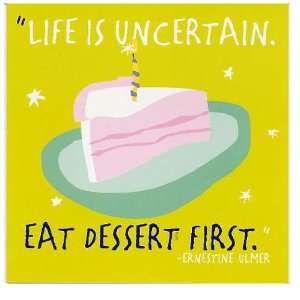  Eat Dessert First Birthday Card Toys & Games