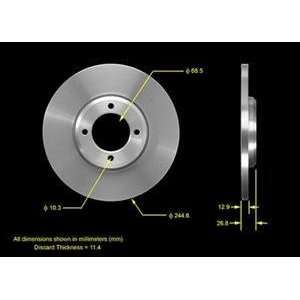  Bendix PRT1106 Brake Rotor Automotive