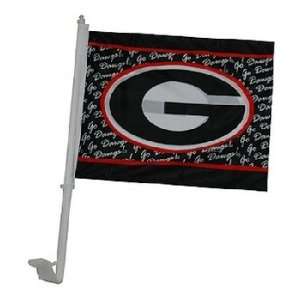 University Of Georgia Car Flag Wrap Case Pack 24:  Sports 