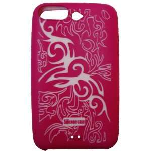  Ipod Touch 2G 3G Soft Silicone Tattoo Design Case (Pink & White) 8GB 