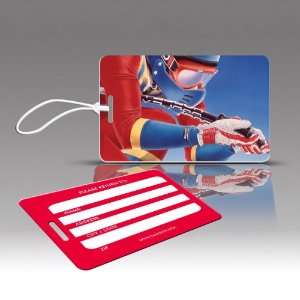  Downhill Skiing Luggage Tag: Home & Kitchen
