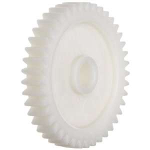 Spur Gear, 20 Degree Pressure Angle, Acetal, Inch, 20 Pitch, 1.800 