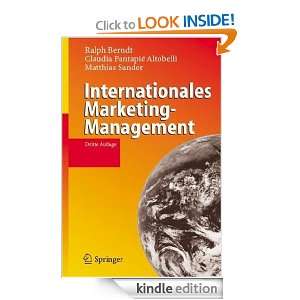 Internationales Marketing Management: Ralph Berndt, Claudia Fantapié 