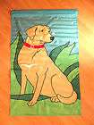 yellow lab flag  