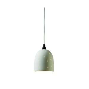 Justice Design Group CER 9610 WHT Gloss White Ceramic Single Light 8 