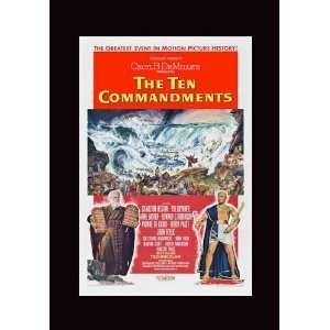The Ten commandments movie poster Framed  Sports 