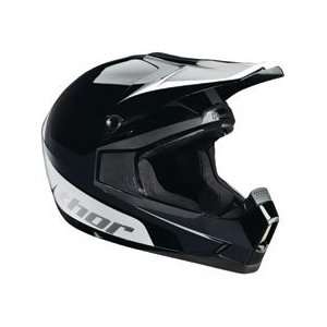   2010 Quadrant Off Road Motorcycle Helmet BLACK/WHITE 2XL Automotive