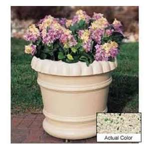  Wausau Tf4037 Round Planter   Weatherstone Glass C56 27x24 