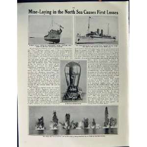  1915 WORLD WAR GERMAN SHIP MOLTKE DREADNOUGHT LANCE