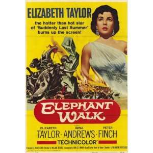  Elephant Walk (1960) 27 x 40 Movie Poster Style A