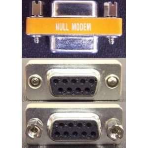   Pin DB9 Female to Female Null Modem Adapter NULL A 9FF: Electronics