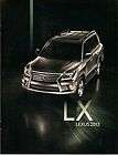 NEW 2013 LEXUS LX 10 Page Brochure