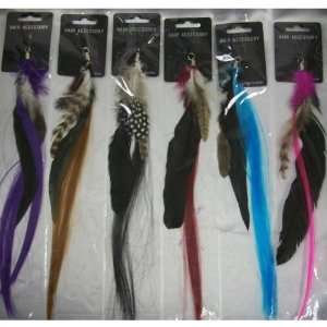  Feather Hair Extensions Case Pack 144   754685: Beauty