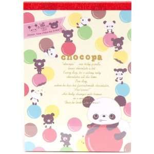   Chocopa Memo Pad white panda bear with chocolate drops: Toys & Games
