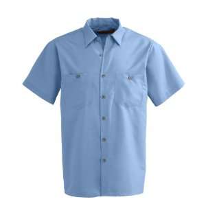  Shirt, Unisex Work, 65p/35c, S/s, Blue, 3xl Health 