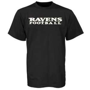  Reebok Baltimore Ravens Black Wordplay T shirt
