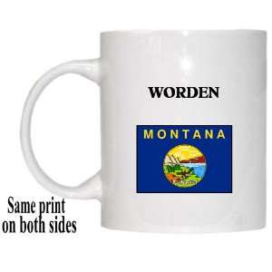  US State Flag   WORDEN, Montana (MT) Mug 