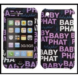   Repeat Word Baby Phat Design + Clear Screen Protector: Cell Phones