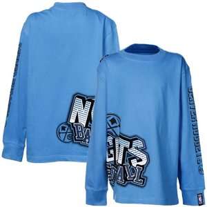   Youth Light Blue Scrabble Long Sleeve T shirt: Sports & Outdoors