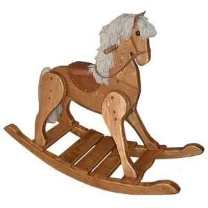  Big Zeke Wooden Rocking Horse: Toys & Games
