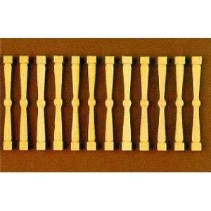 Dollhouse Miniature Set of 12 Wood Balusters: Toys & Games
