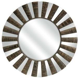  Saeran Wood Bark Wall Mirror: Home & Kitchen