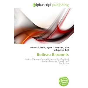  Boileau Baronets (9786133871946) Books